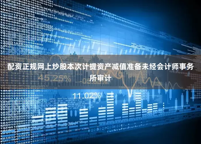 配资正规网上炒股本次计提资产减值准备未经会计师事务所审计